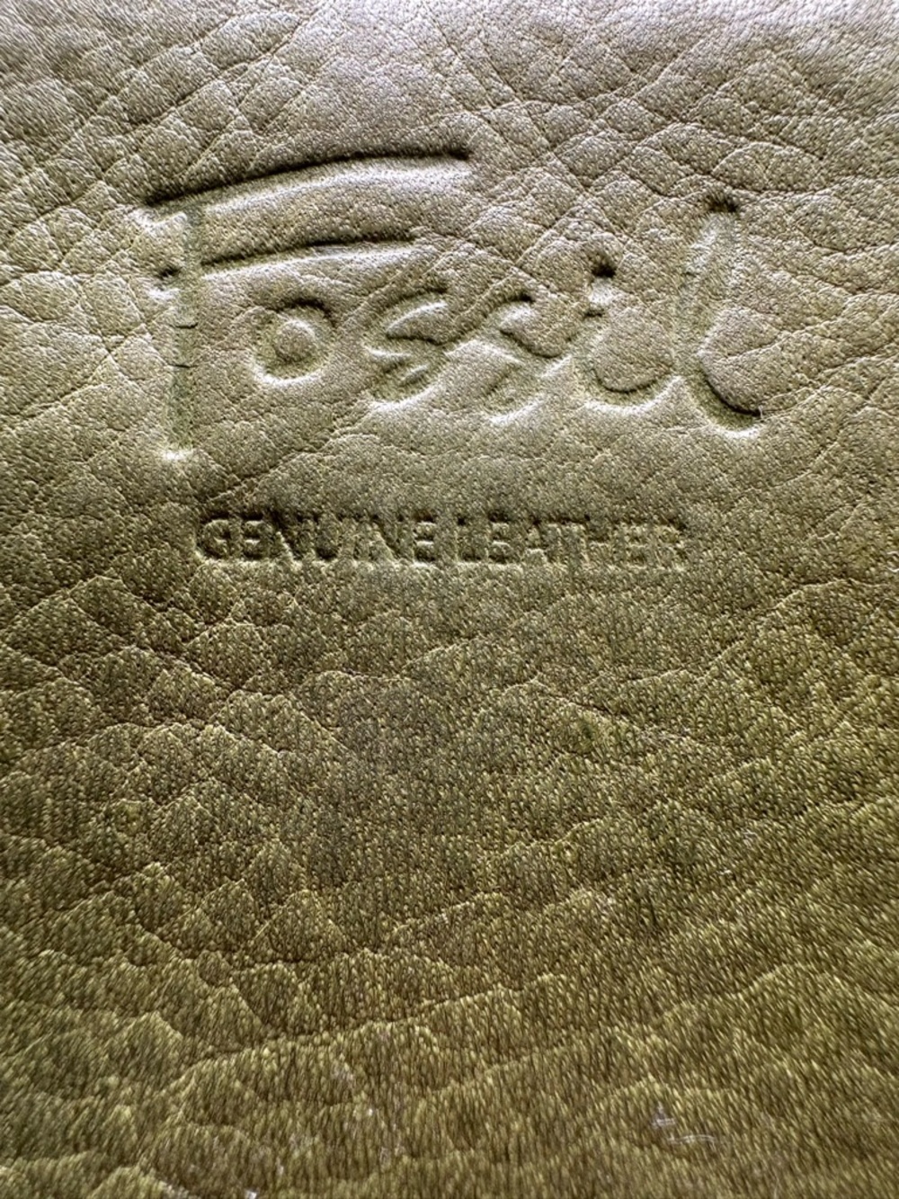 Fossil Green Leather Snap Wallet - Picture 2 of 7
